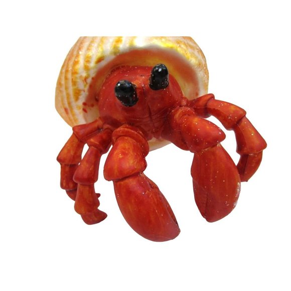 Hermit Crab Glitter Shell Mercury Style Glass Ornament Bathroom Beach Decor NWT - Picture 2 of 9